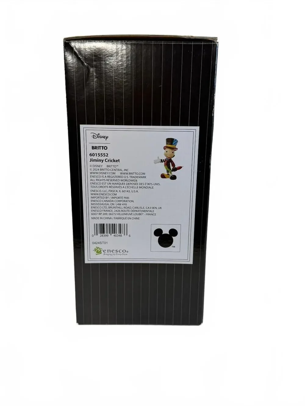 Disney Britto | Jiminy Cricket Figurine 6015552 |Brand New